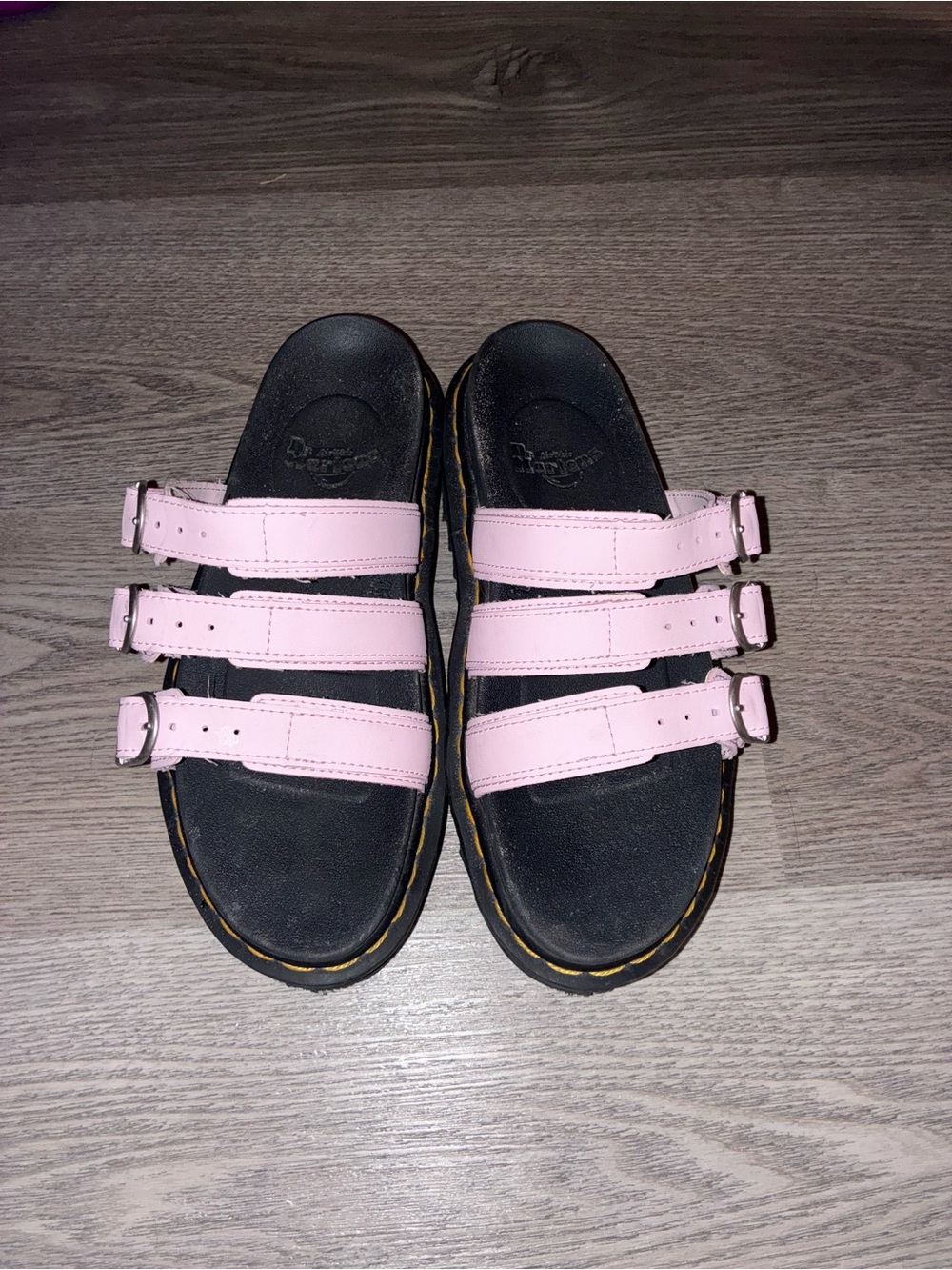 Pink Blaire Dr. Marten sandals